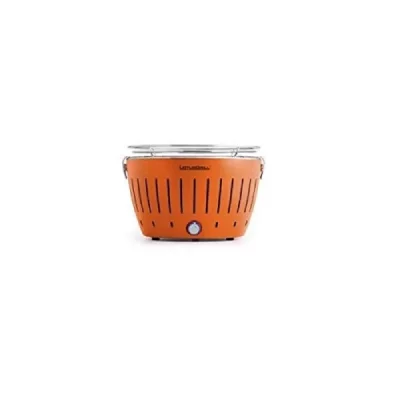 LOTUSGRILL  - Barbecue ORANGE avec piles et c&acirc;ble d'alimentation USB