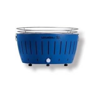 LOTUSGRILL  - Barbecue XL BLEU avec piles et c&acirc;ble d'alimentation USB