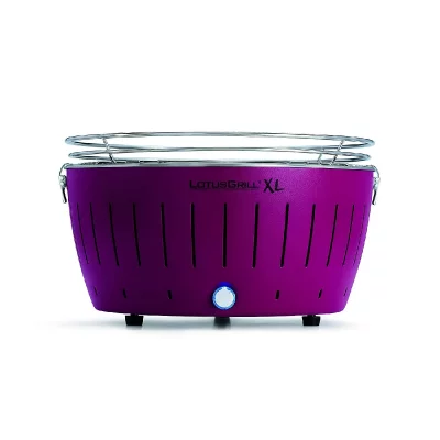 LOTUSGRILL  - Barbecue XL LILAS avec piles et c&acirc;ble d'alimentation USB