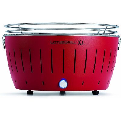 LOTUSGRILL  - Barbecue XL ROUGE avec piles et c&acirc;ble d'alimentation USB
