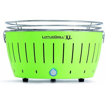 LOTUSGRILL  - Barbecue XL VERT avec piles et c&acirc;ble d'alimentation USB 