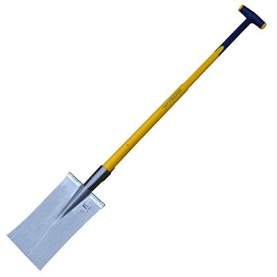 OUTILS PERRIN Louchet Nord 28 cm manche en T composite 0,90 m - rebords mont&eacute;s