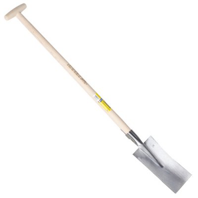 OUTILS PERRIN Louchet Nord de 28 cm - manche b&eacute;quille tourn&eacute;e 91 cm