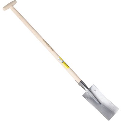 OUTILS PERRIN Louchet Nord de 32 cm - manche b&eacute;quille tourn&eacute;e 91 cm