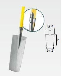 LEBORGNE Louchet p&eacute;pini&eacute;riste 40cm manche novagrip b&eacute;quille - 315407 - 