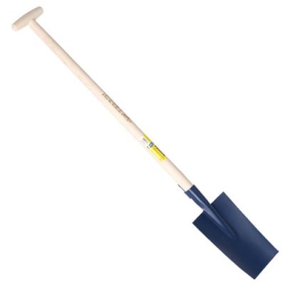 OUTILS PERRIN Louchet Senlis peint 30 cm - manche b&eacute;quille tourn&eacute;e 100 cm