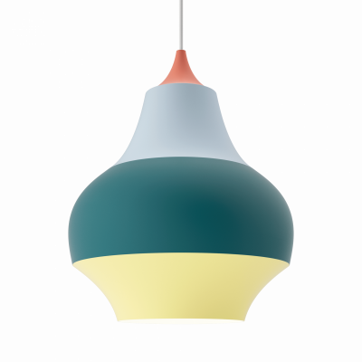 LOUIS POULSEN  Cirque suspension, rouge, 38&nbsp;cm