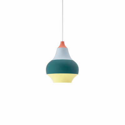 LOUIS POULSEN  - luminaire cirque suspendu, &oslash; 150 mm, rouge