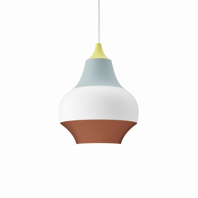 LOUIS POULSEN  - luminaire cirque suspendu, &oslash; 220 mm, jaune