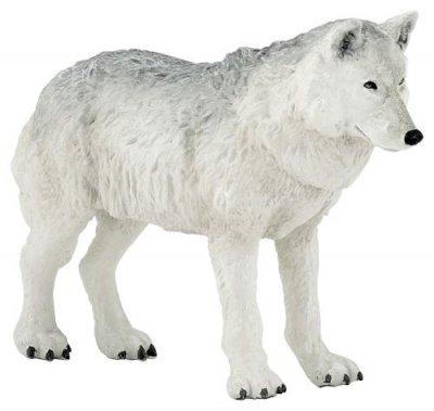 PAPO Loup polaire - dim. 2,7 cm x 9,5 cm x 7,8 cm