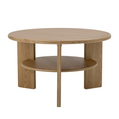 Lourdes - Table basse ronde en bois &oslash;72cm - Couleur - Bois clair
