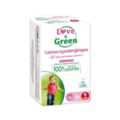 LOVE AND GREEN  Culottes Taille 4 - 20 Couches