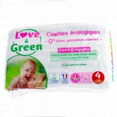 LOVE & GREEN  - 46 couches (t4) - 7/14kg