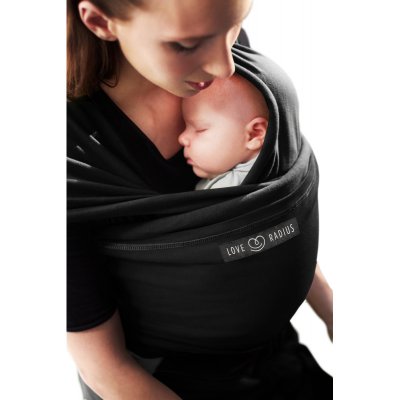 LOVE RADIUS  ""L'Originale JPMBB"" - &Eacute;charpe de portage - NOIR poche Noir