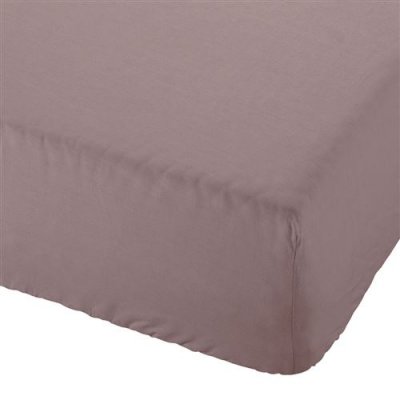 STOF Lovely Casa DH24820003 Alicia Drap Housse Coton Taupe 190 x 140 cm