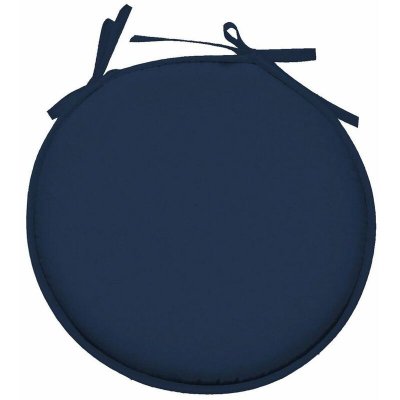 STOF Lovely Casa Nelson Galette Ronde 40 cm, Polyester, P&eacute;trole, 40 x 40 cm