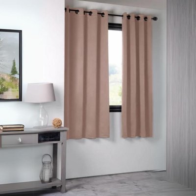 Lovely Casa Notte Rideau OCCULTANT 140X280 CM, UNI, Poudre