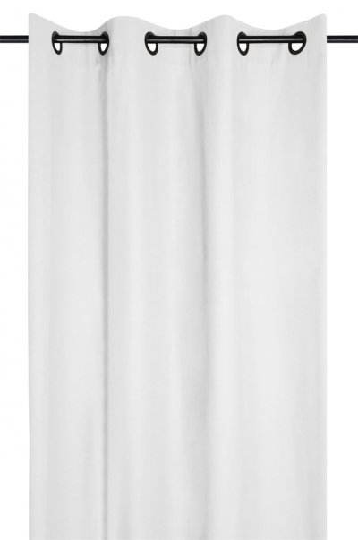 Lovely Casa R61490007 Duo Rideau Occultant Uni Coton Ecru 240 x 135 cm