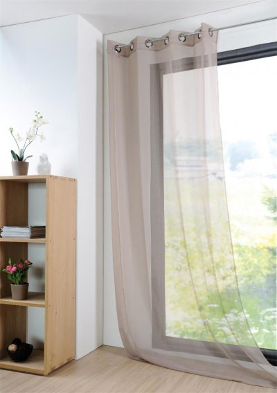Lovely Casa R61697003VL Monna Voile Polyester Lin 260 x 135 cm