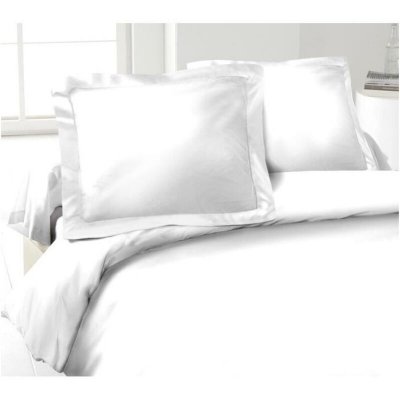LOVELY HOME  Lot de 2 Taies d'Oreillers 100% coton 50x70 cm - Blanc