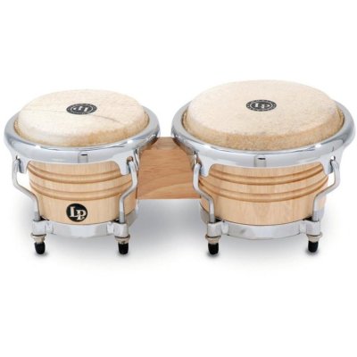 LATIN PERCUSSION LPM199-aw Bongos Mini Accordable Naturel 
