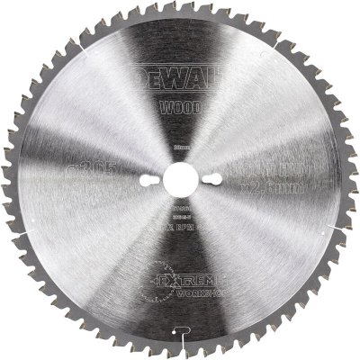 DEWALT LSC 305x30x60D altern&eacute;e n&eacute;gatif 5&deg; trait de lame 2,6mm