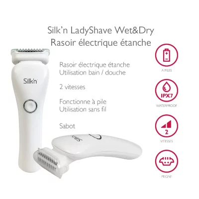 SILK N LSW1PE1001 LadyShave Wet&Dry - Silk'n