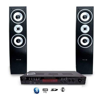LTC  Pack Hifi / Home-Cin&eacute;ma BK amplificateur 2 x 50W