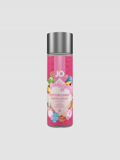 SYSTEM JO Lubrifiant saveur barbe &agrave; papa syst&egrave;me Jo Candy Shop H2O - 60 ml