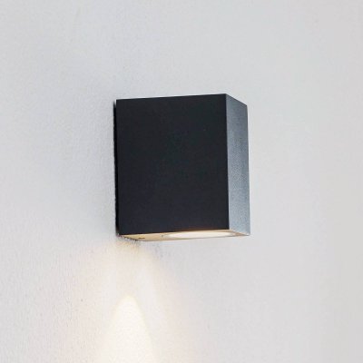 LUCANDE  Applique d'ext&eacute;rieur LED Tavi graphite haut 9,5 cm