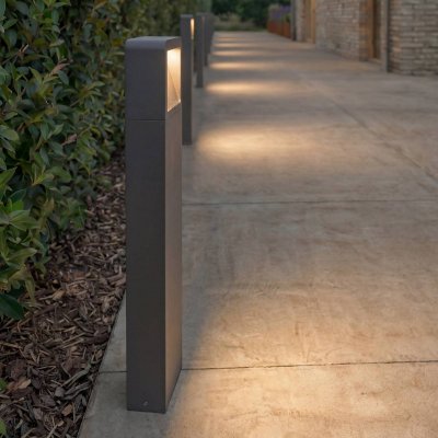 LUCANDE  - led Eclairage Exterieur 'Leya' en aluminium - gris graphite