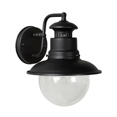 LUCIDE  FIGO - Applique Murale Ext&eacute;rieur - &Oslash; 21,5 cm - IP44 - Noir