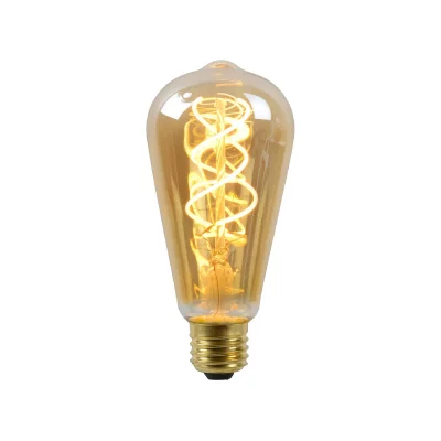 LUCIDE  LED Bulb - Ampoule Led - &Oslash; 6,4 cm - LED Dim. - 1x5W 2200K - Ambre