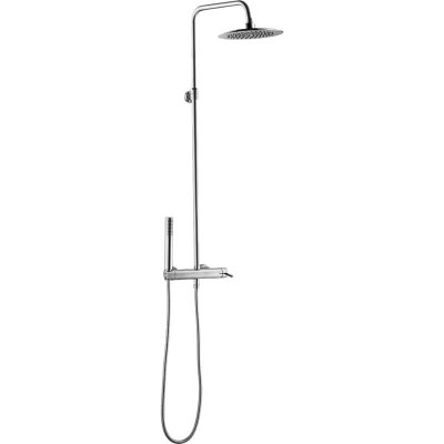 ESSEBAGNO Luisa colonne de douche chrom&eacute;e avec mitigeur m&eacute;canique
