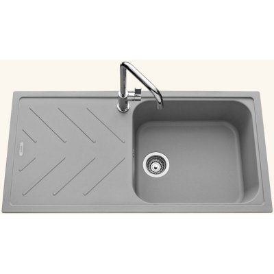 LUISINA  - vier granit gris arpege 1 grand bac 1 &eacute;gouttoir - gris
