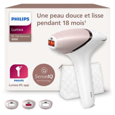 PHILIPS Lumea IPL BRI955/01 S9000 Technologie lumi&egrave;re puls&eacute;e - sans fil