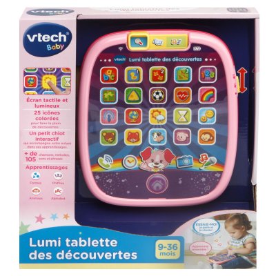 VTECH BABY Lumi Tablette Des D&eacute;couvertes Rose - Na