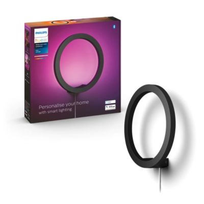 PHILIPS HUE Lumi&egrave;re connect&eacute;e Philips HWCA SANA Applique 20W - Noir 
