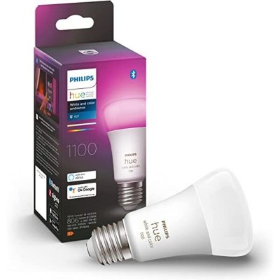 PHILIPS HUE Lumi&egrave;re connect&eacute;e Philips White+Colors 10.5W E27 x1 