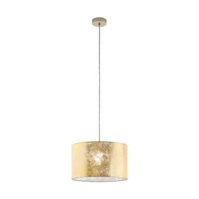 EGLO Lumi&egrave;re pendentif en or champagne viserbella &Oslash;38cm h: 110cm