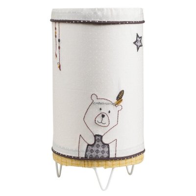 Luminaire enfant &agrave; poser en Coton Beige