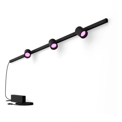 PHILIPS HUE Luminaire  W&C Perifo x3 noir Multicolore Philips