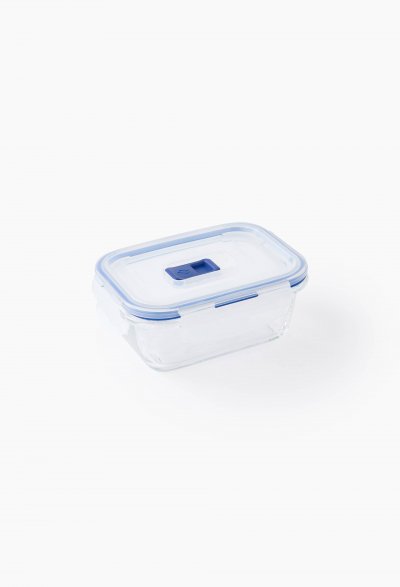 LUMINARC  Pure Box Active - Bo&icirc;te de Conservation herm&eacute;tique en verre, rectangulaire 0,38 L