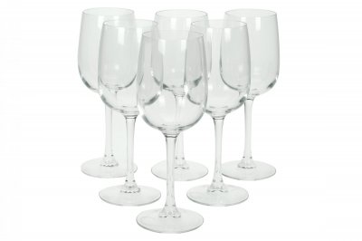 LUMINARC  Verre &agrave; Pied 36 cl-Versailles, Glass, Transparent, 6 AG1483