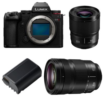 PANASONIC LUMIX S5 MARK II + 24-105 + 50mm f/1.8 + 2eme batterie