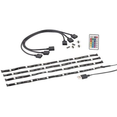 LUNARTEC  Bandes lumineuses USB LED RVB LT-200.col pour TV 46 &agrave; 70