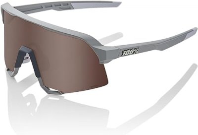 100% Lunettes 100 s3 soft tact gris lentilles hiper miroir crimson silver