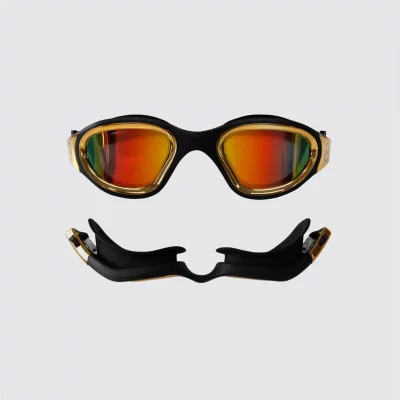 ZONE3 Lunettes de natation  Vapour (noires/dor&eacute;es) - Taille unique