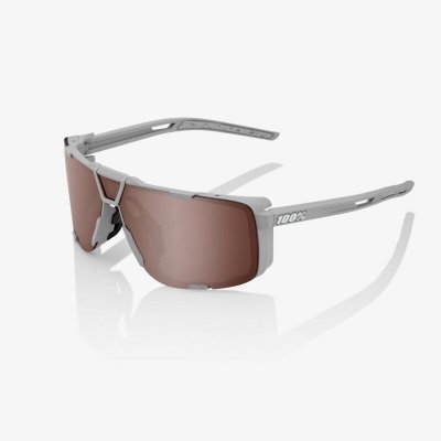 100% Lunettes de soleil 100 eastcraft soft tact gris verres hiper miroir crimson argent