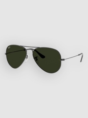 RAY BAN Lunettes de soleil AVIATOR LARGE METAL RB3025 Gris 